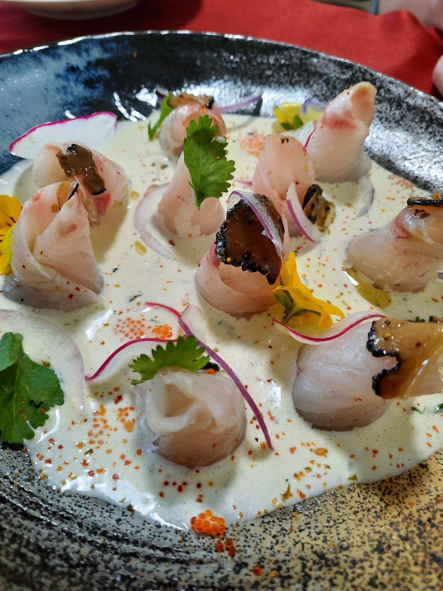 Truffle tiradito
